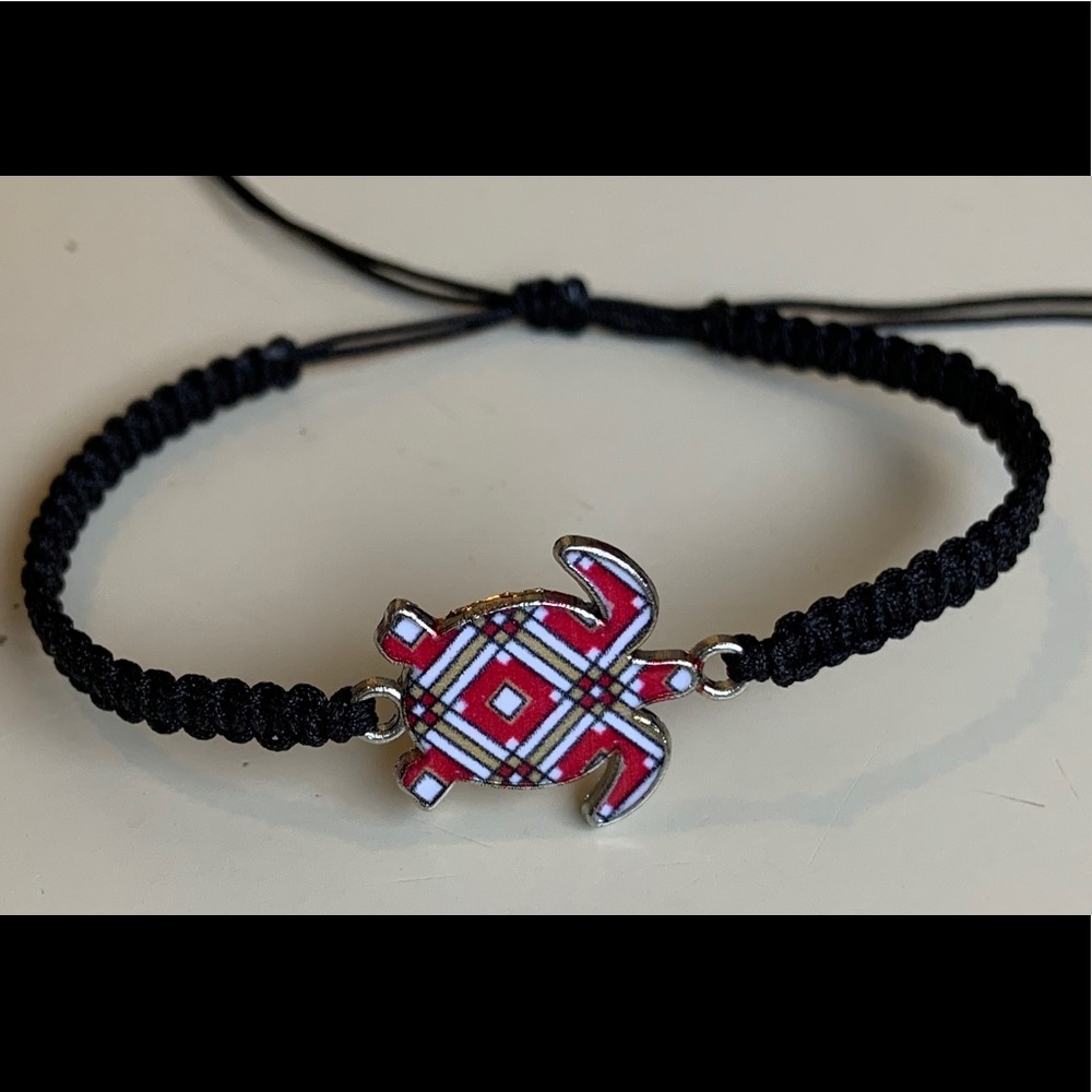 Handmade Fashion Knitted Turtle Charm Bracelet